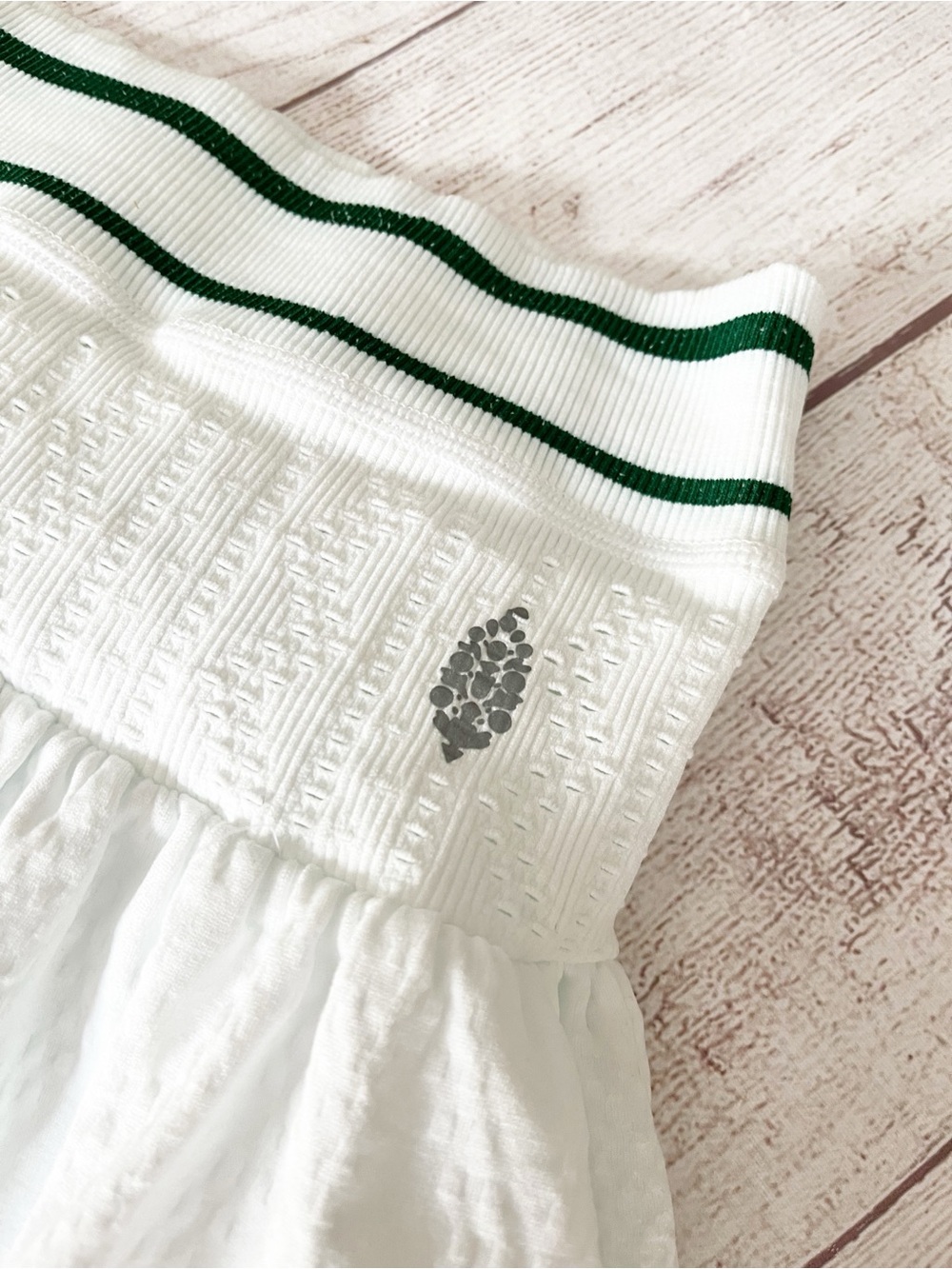 Free People Movement white/green skort - Picture 6 of 11